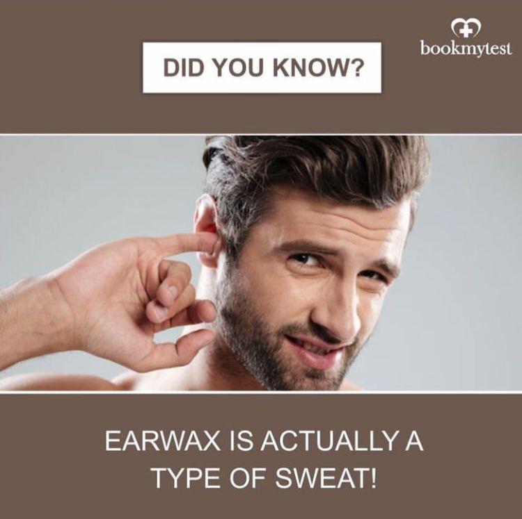Earwax is Actually a Type of Sweat