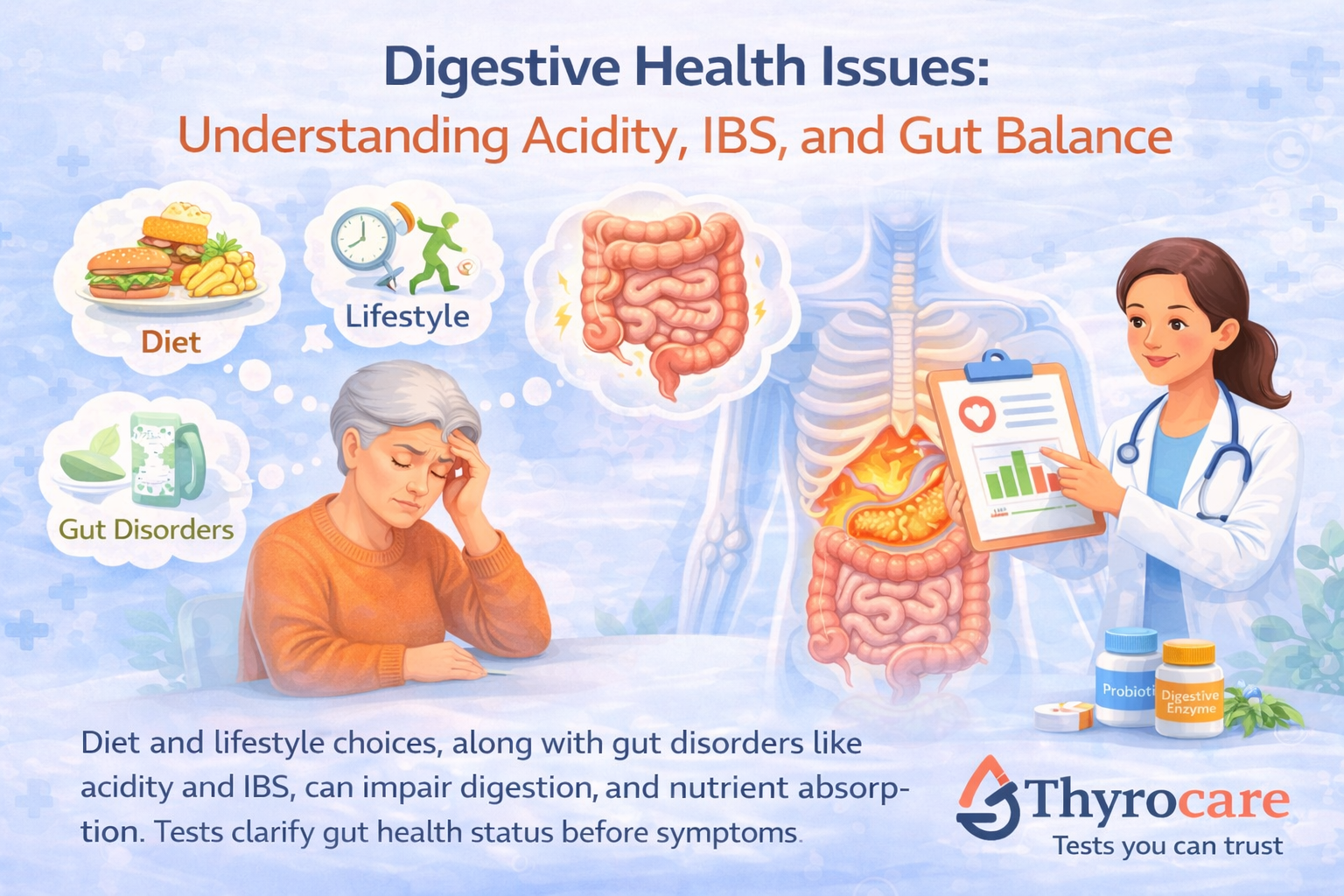 Digestive Health Issues: Understanding Acidity, IBS, and Gut Balance