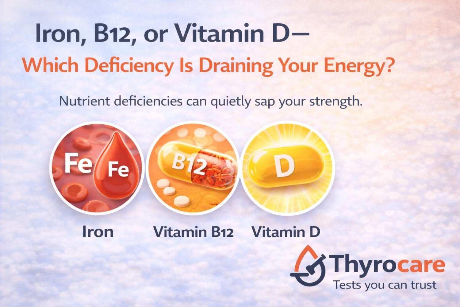 Iron, B12, or Vitamin D—Which Deficiency Is Draining Your Energy?