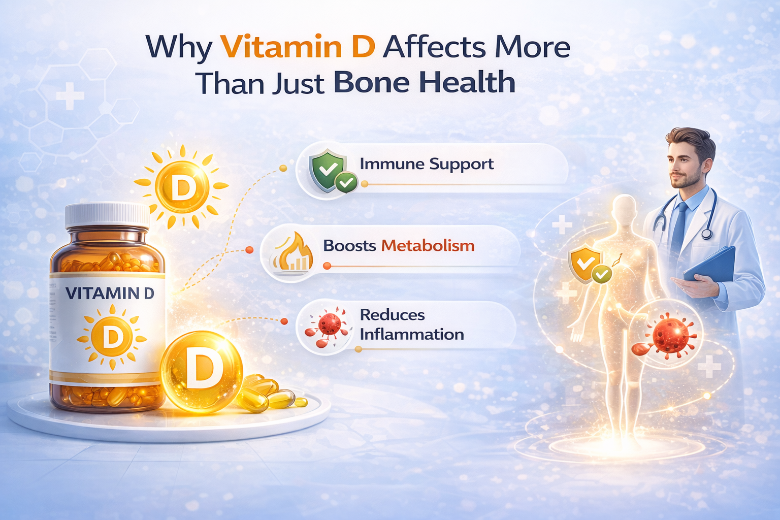 Why Vitamin D Affects More Than Just Bone Health