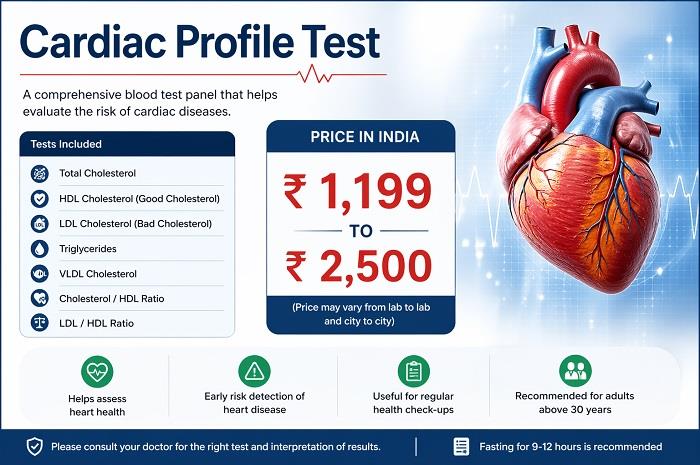 Cardiac Profile Test Price India