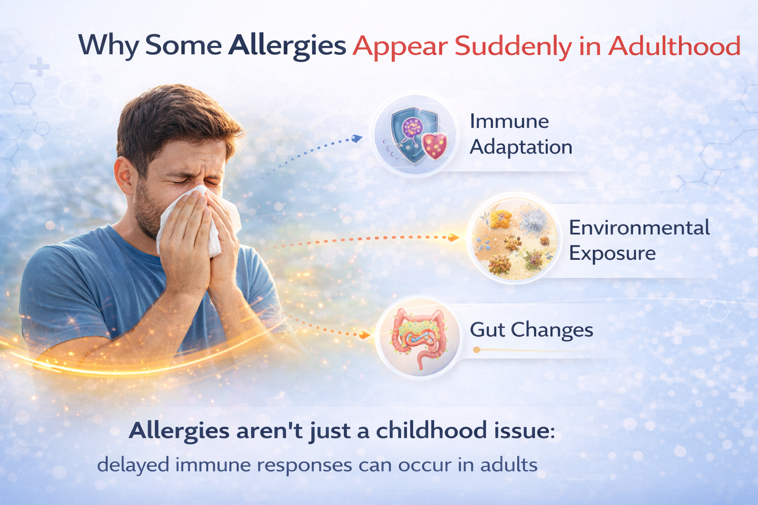 Why Some Allergies Appear Suddenly in Adulthood