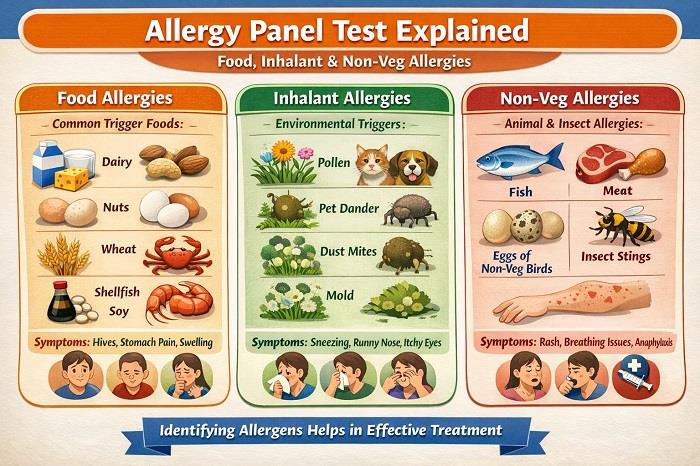 Allergy Panel Test Food Inhalant Nonveg