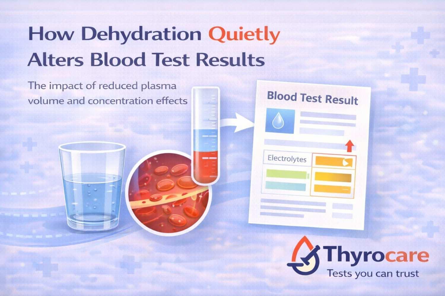 How Dehydration Quietly Alters Blood Test Results