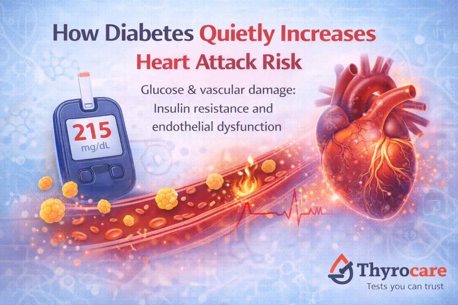 How Diabetes Quietly Increases Heart Attack Risk