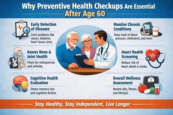 Why Preventive Health Checkups Are Essential After Age 60