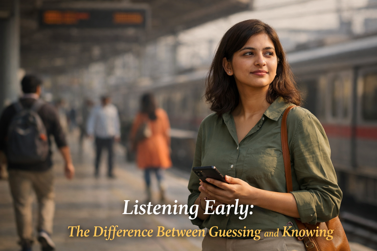 Listening Early: The Difference Between Guessing and Knowing