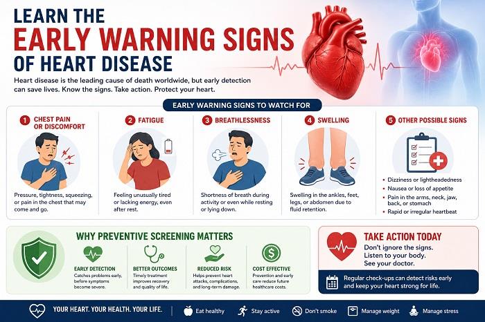 Early Warning Signs of Heart Disease