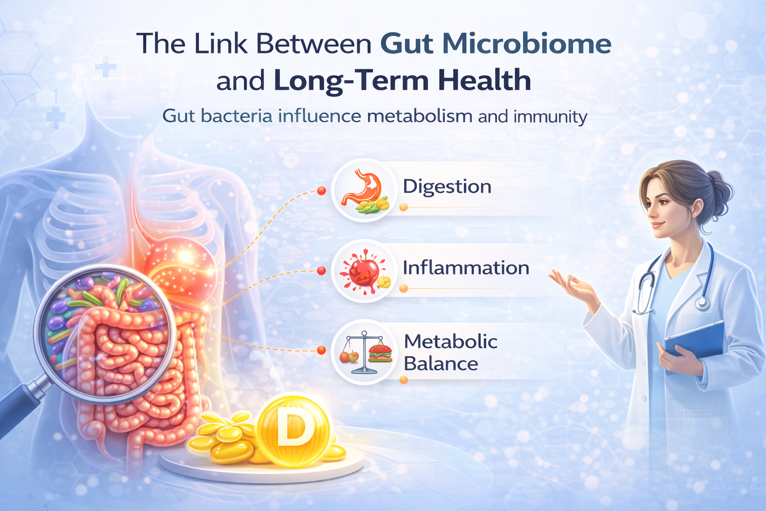 The Link Between Gut Microbiome and Long-Term Health