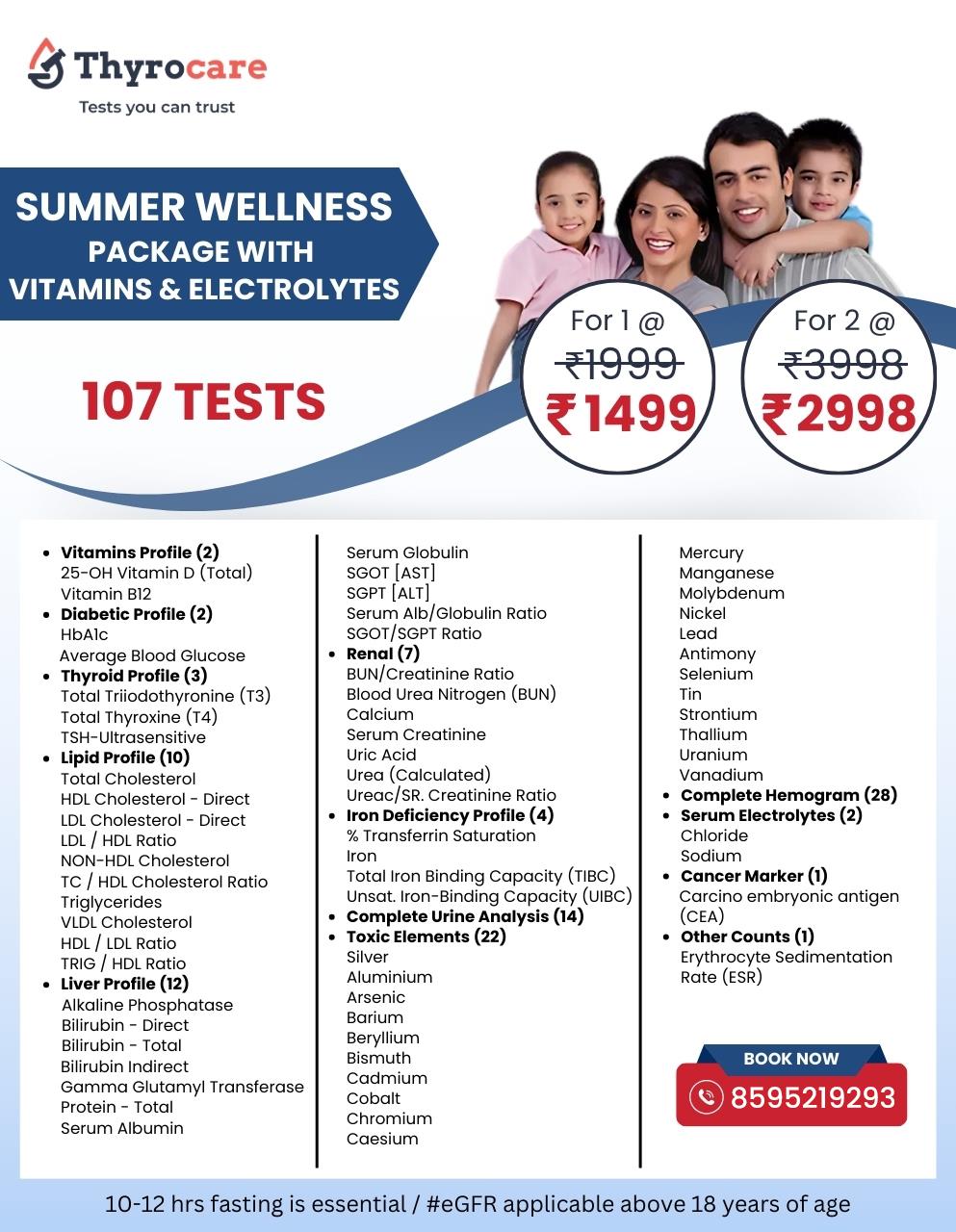 SUMMER WELLNESS WITH VITAMINS AND ELECTROLYTES
