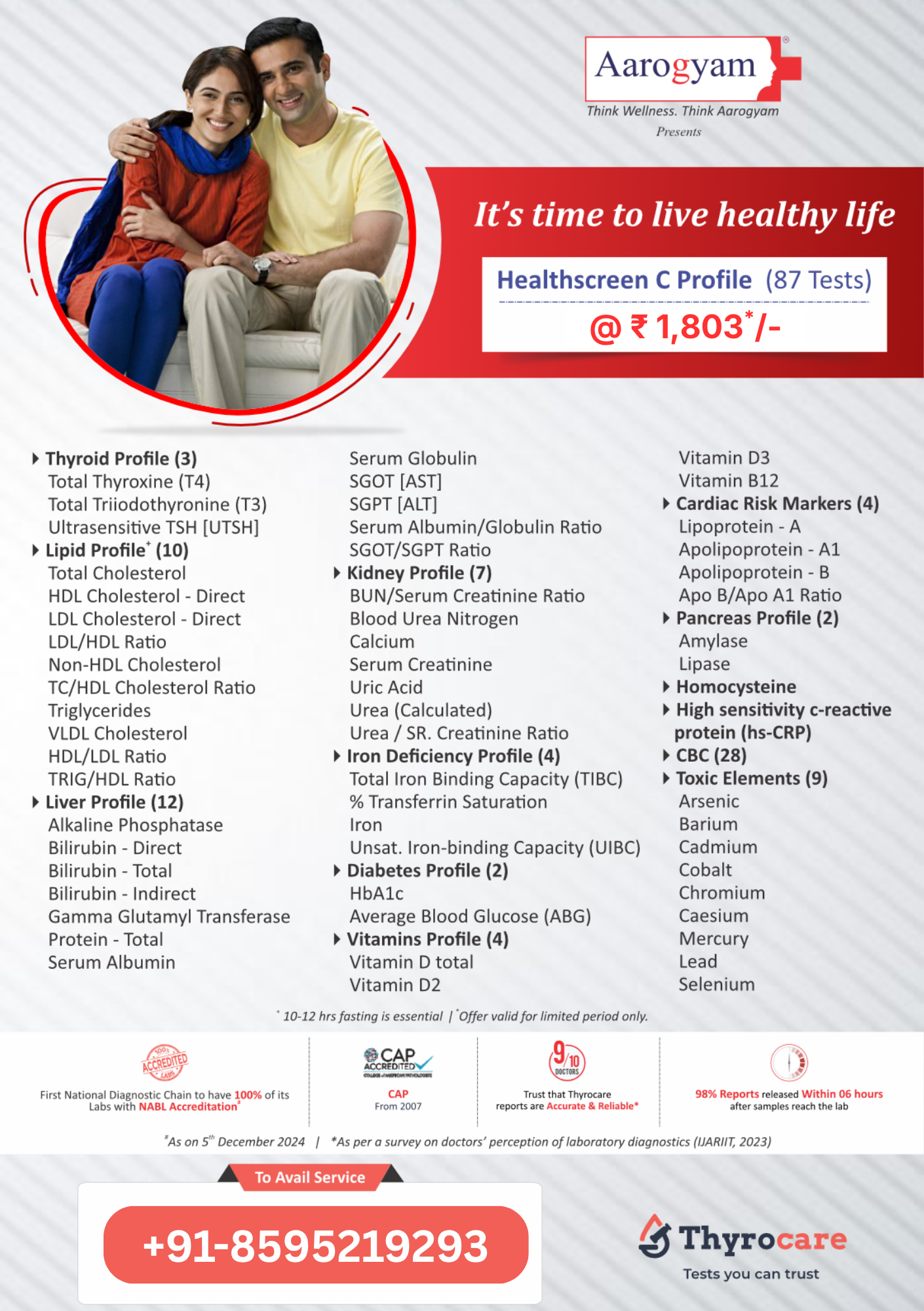 HEALTHSCREEN C PROFILE