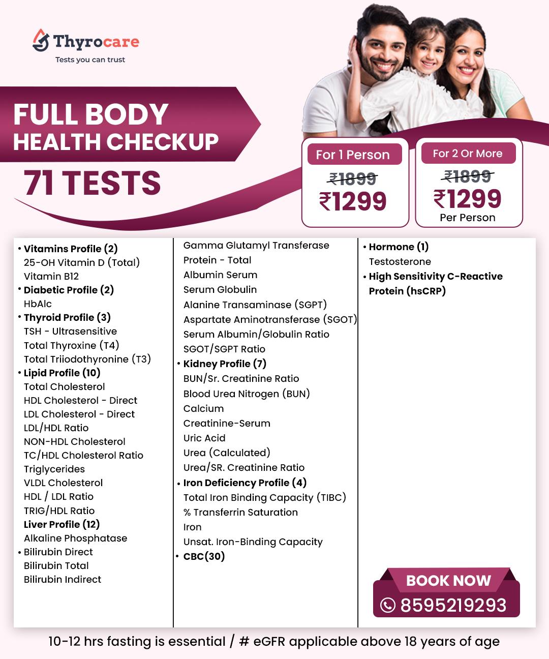 FULL BODY HEALTH CHECKUP