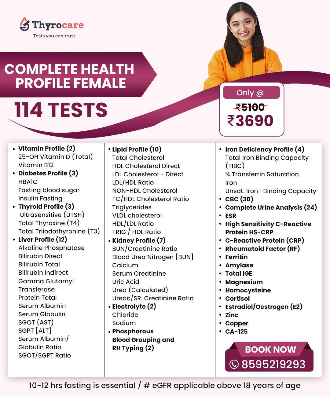 COMPLETE HEALTH PROFILE FEMALE