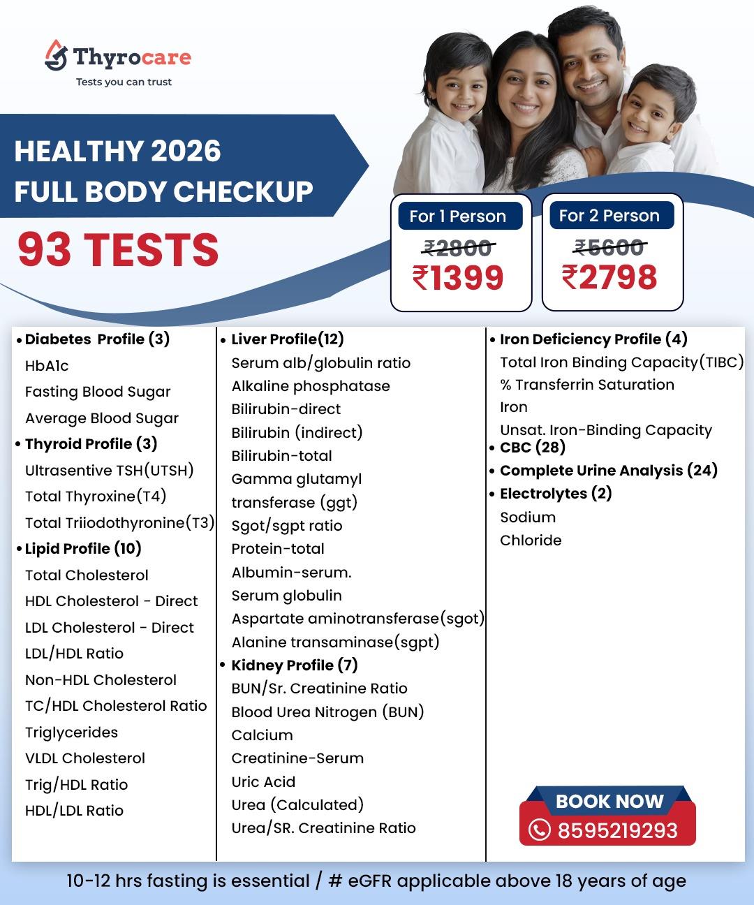 HEALTHY 2026  FULL BODY CHECKUP
