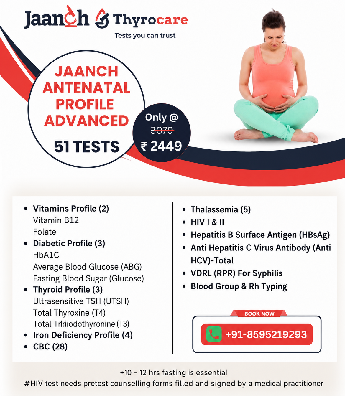 JAANCH - ANTENATAL PROFILE ADVANCED