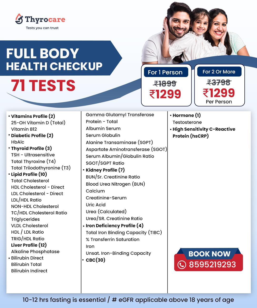 FULL BODY HEALTH CHECKUP