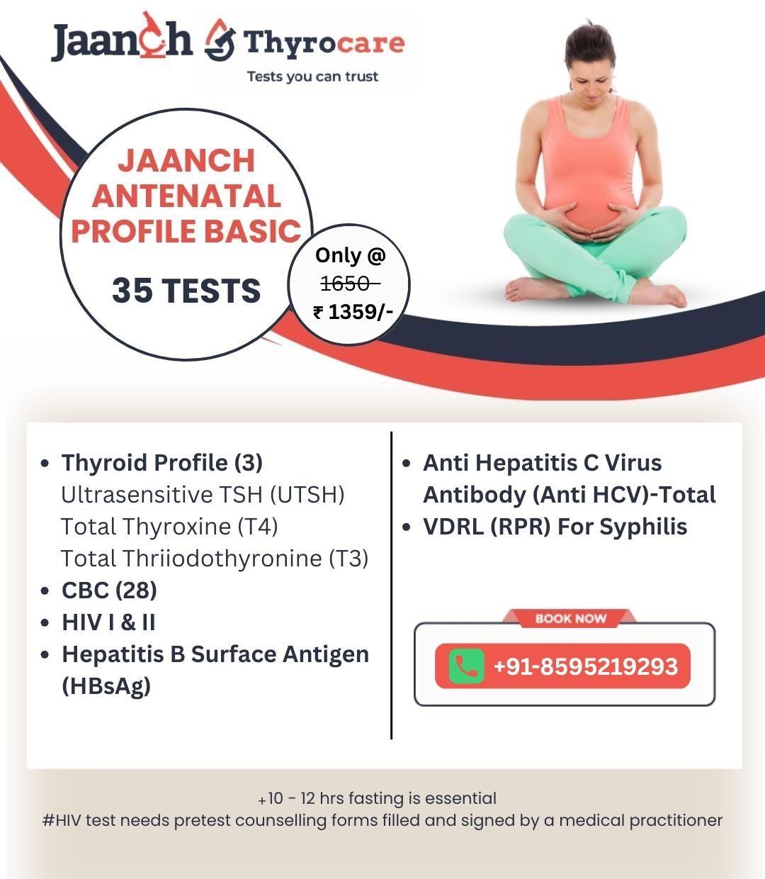 JAANCH ANTENATAL PROFILE BASIC