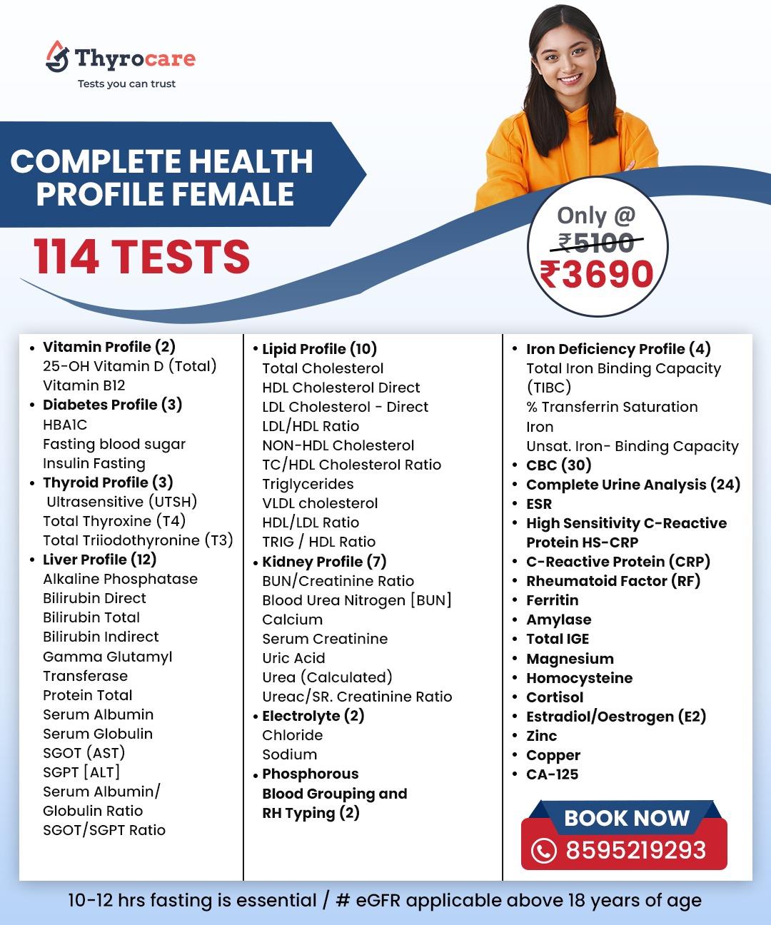 COMPLETE HEALTH PROFILE FEMALE