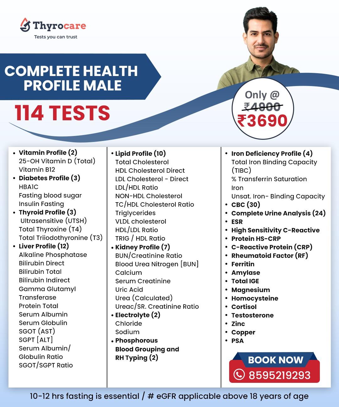 COMPLETE HEALTH PROFILE MALE