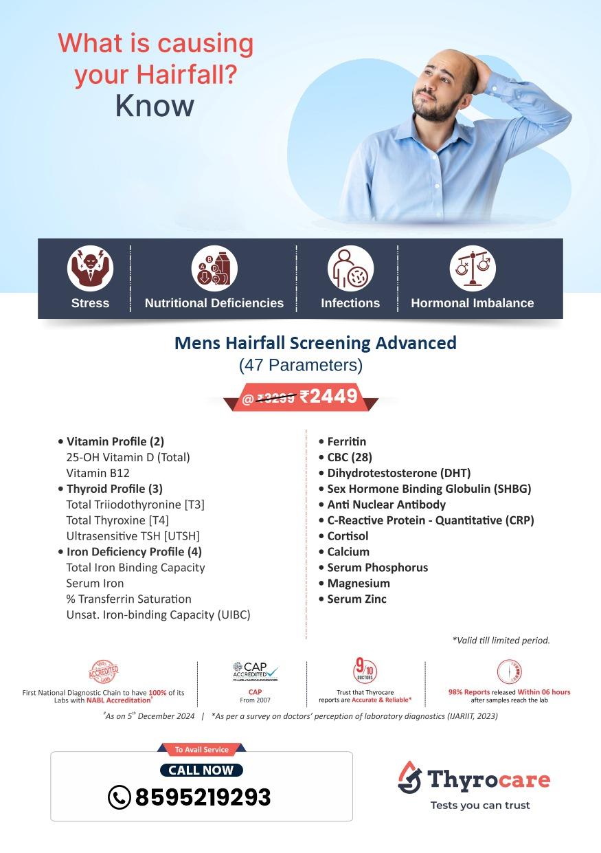 MENS HAIRFALL TEST ADVANCED