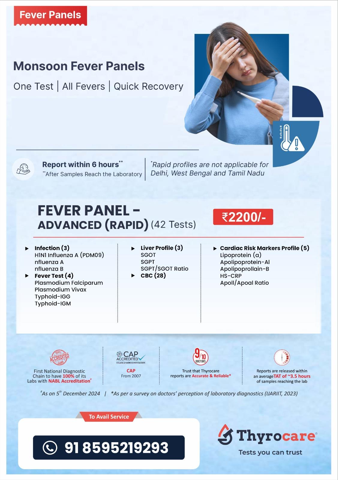 FEVER PANEL - ADVANCED (RAPID)
