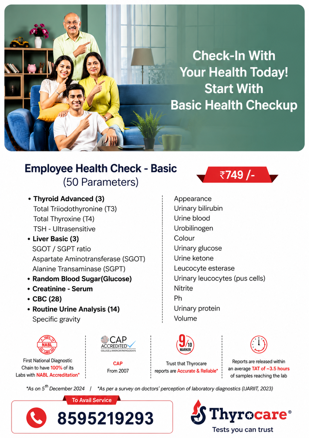 EMPLOYEE HEALTH CHECK - BASIC